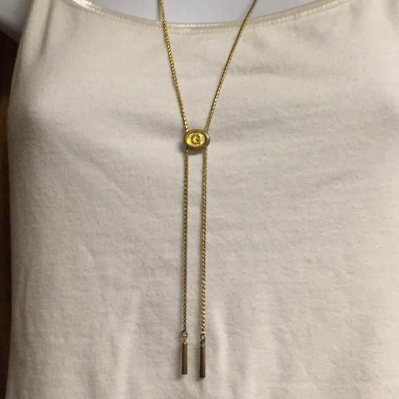 Dainty “G” Guess Lariat Necklace - Picture 3 of 3